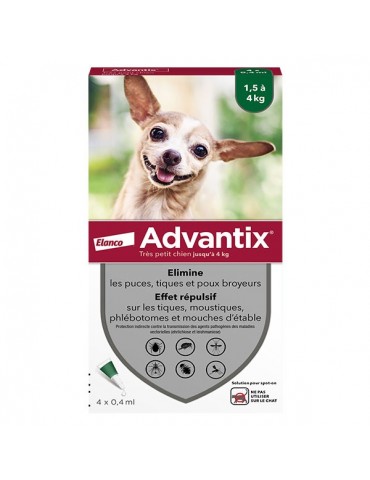 Boîte advantix très petit chien elanco