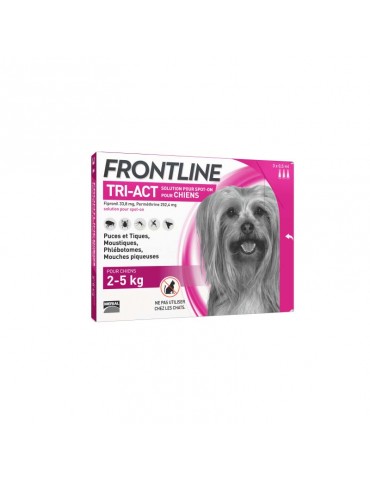 Boîte de 3 pipettes Frontline Tri-Act XS