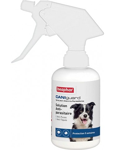 Spray Caniguard Solution Antiparasitaire Chien à la Perméthrine