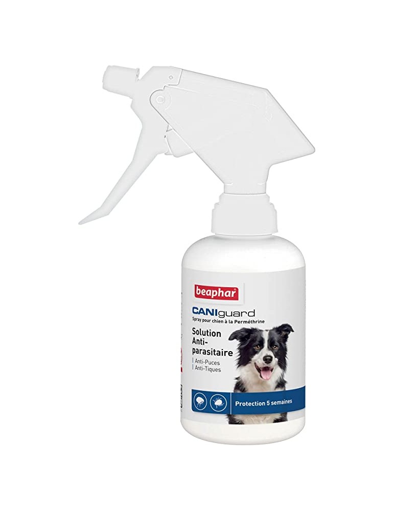 Spray Caniguard Solution Antiparasitaire Chien à la Perméthrine