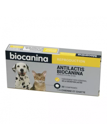 Boîte Antilactis 30 comprimés Biocanina