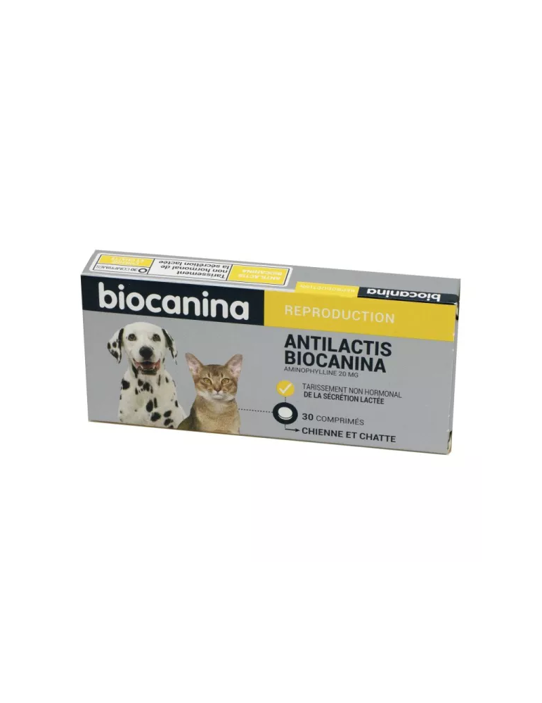 Boîte Antilactis 30 comprimés Biocanina