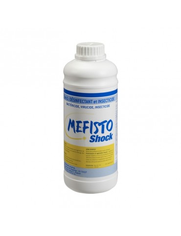 Bidon de 1L de désinfectant Mefisto Shock