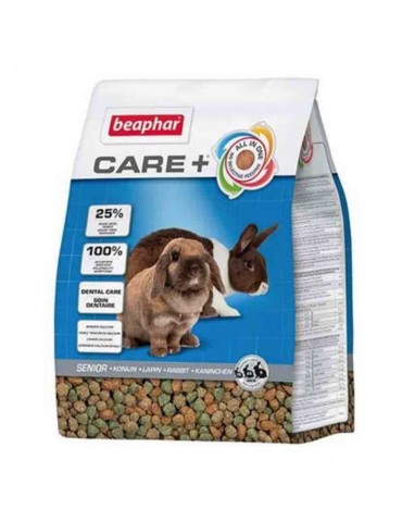 Sac d'alimentation pour lapin senior  Care+ de 1,5 kg