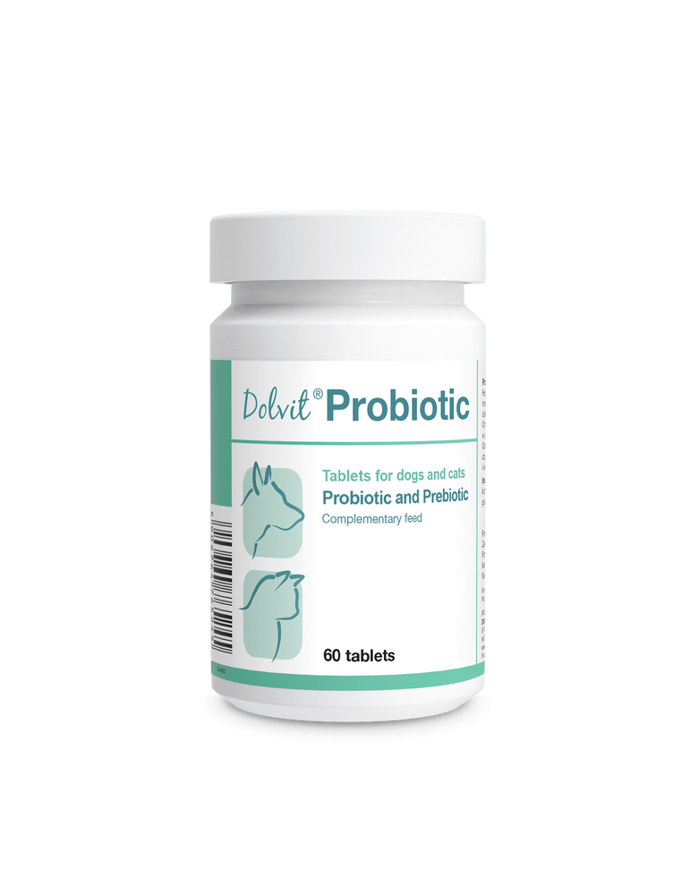 Pot en plastique Dolvit Probiotic Restauration de la flore intestestinale Chien et Chat