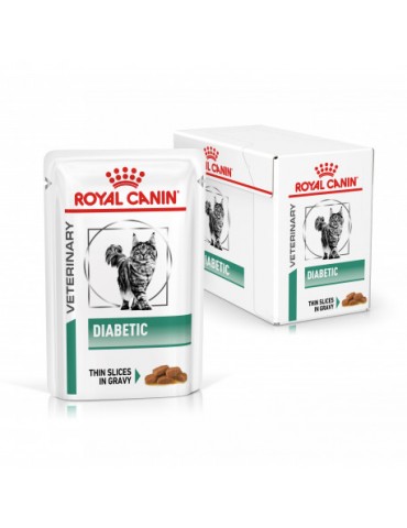 Sachet Royal Canin Veterinary Chat Diabetic 12x85 g