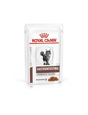 Sachet Royal Canin Veterinary Chat Gastrointestinal Moderate Calorie 12x85 g