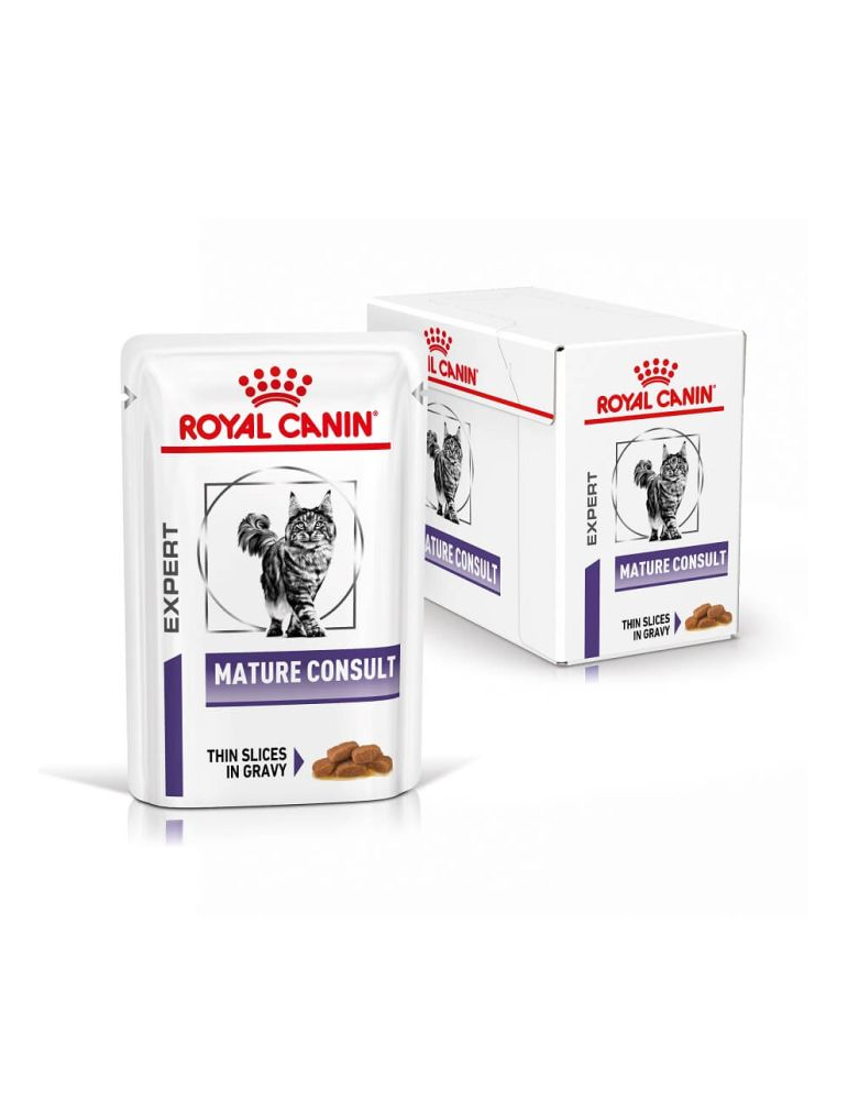 Sachet Royal Canin Veterinary Chat Mature Consult 12x85 g