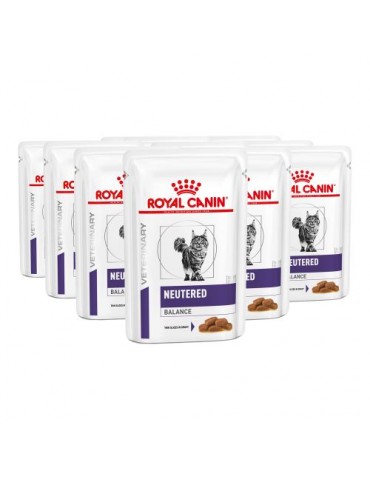 Pack de Sachets Royal Canin Veterinary Chat Neutered Balance  12x85 g