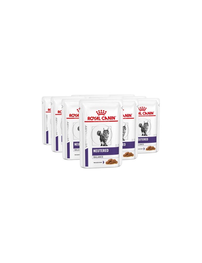 Pack de Sachets Royal Canin Veterinary Chat Neutered Balance  12x85 g