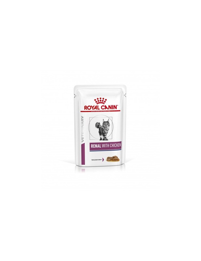 Sachet Royal Canin Veterinary Chat Renal Chicken 12x85 g