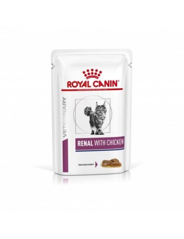 Sachet Royal Canin Veterinary Chat Renal Chicken 12x85 g