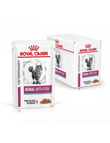Sachet Royal Canin Veterinary Chat Renal Fish 12x85 g