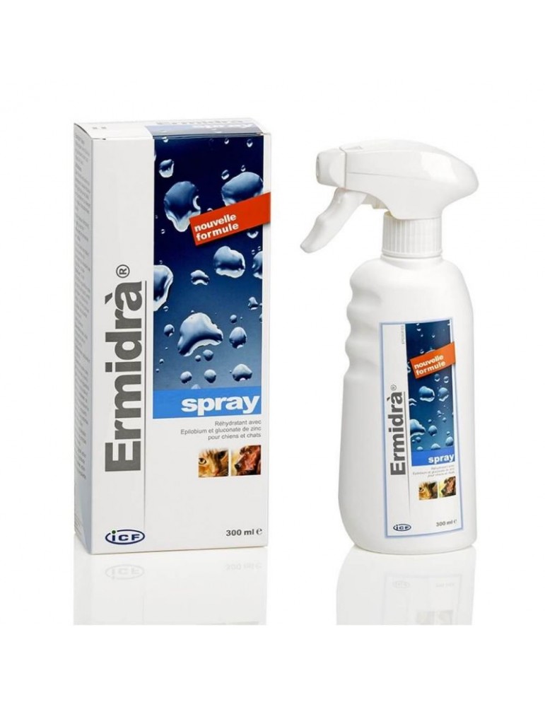 Boîte et spray Ermidrà de 300 ml