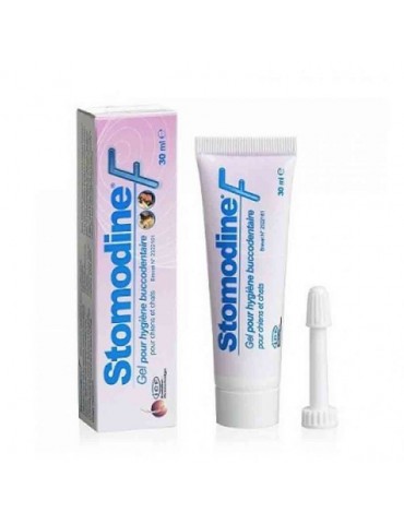 Tube de Stomodine F gel pour l'hygiène buccodentaire du chien et du chat