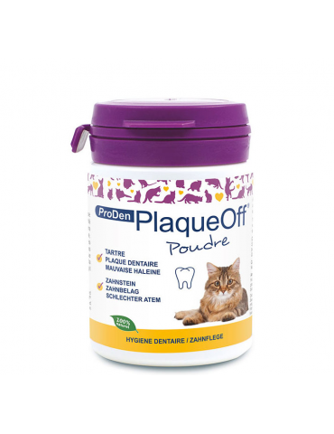 Pot en plastique PlaqueOff Poudre pour Chat