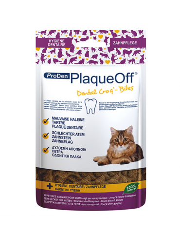 Sachet PlaqueOff Dental Croq' Chat