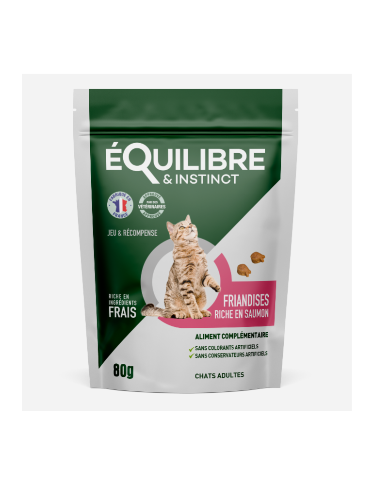 Friandises Equilibre & Instinct pour Chats au Saumon