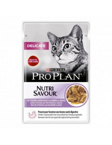 Pochon Purina Proplan Chat Delicate Dinde 26X85g