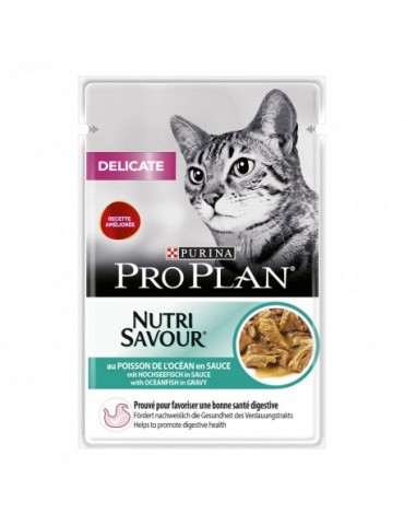 Pochon Purina Proplan Chat Delicate Poisson 26X85g