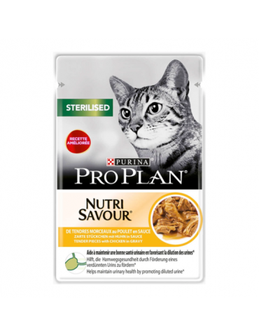 Pochon Purina Proplan Chat Sterilised Nutri Savour Poulet