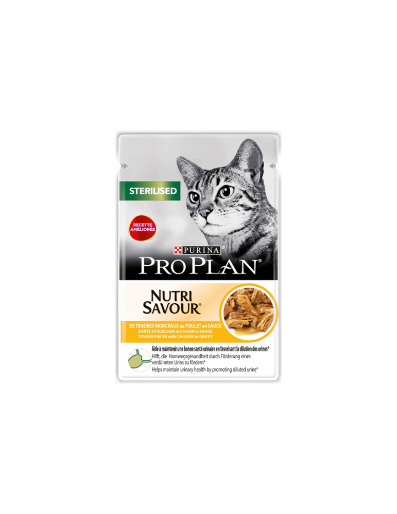 Pochon Purina Proplan Chat Sterilised Nutri Savour Poulet