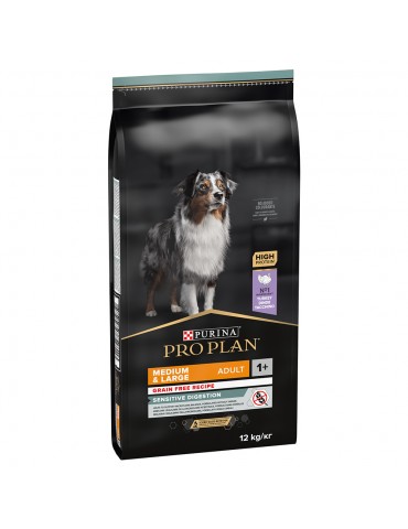 Sac de croquette Purina Proplan Medium & Large Adult OptiDigest Sans Céréales