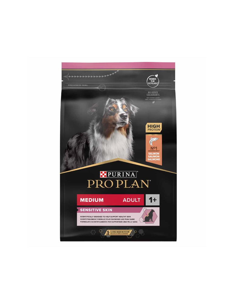 Sac de croquette Pro Plan Chien Large Adult Medium Sensitive Skin Saumon