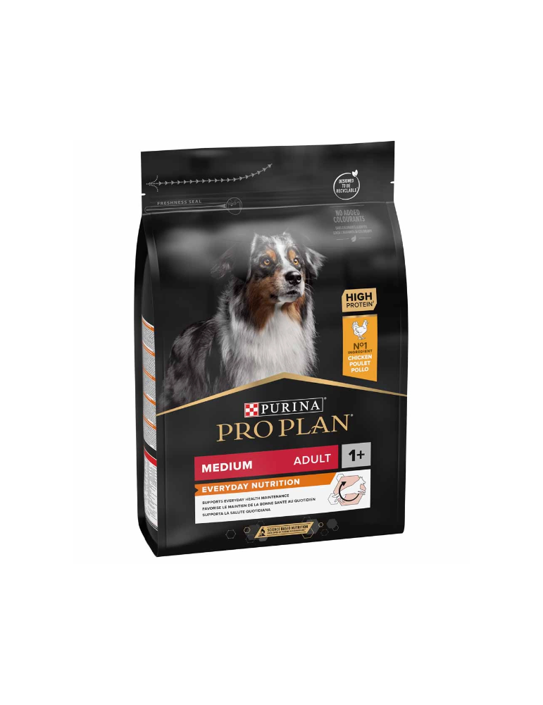 Sac de croquette Pro Plan Chien Medium Adult Everyday Nutrition Poulet