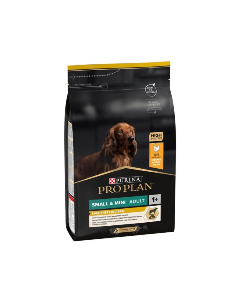 Sac de croquette Pro Plan Chien Small & Mini Adult Light/Sterilised Poulet