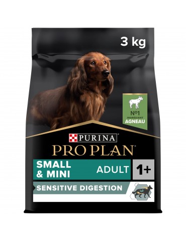 Sac de croquette Pro Plan Chien Small & Mini Adult Sensitive Digestion Agneau