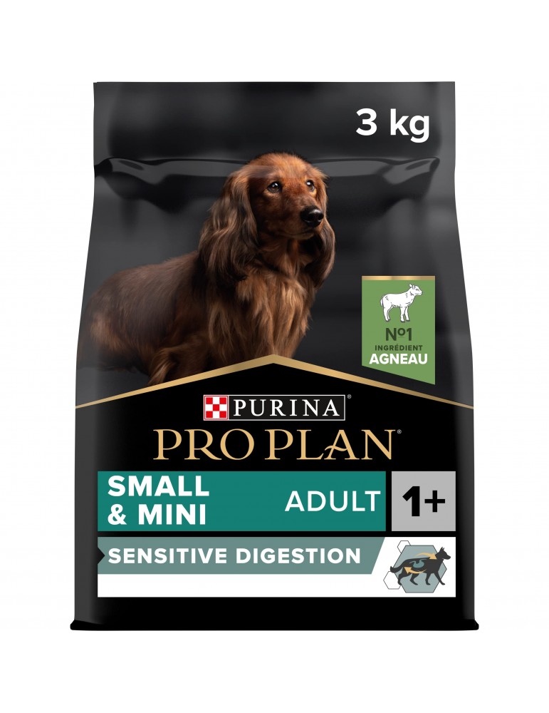 Sac de croquette Pro Plan Chien Small & Mini Adult Sensitive Digestion Agneau