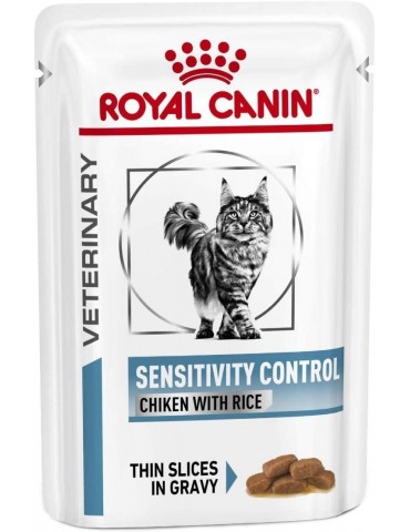 Sachet Royal Canin Veterinary Chat Sensitivity Control 12x85 g