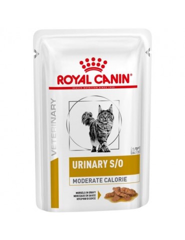 Emincé en Sauce Royal Canin Urinary S/O Moderate Calorie pour Chat