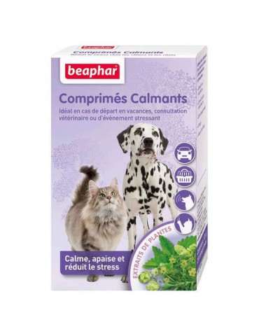 Boîte de Comprimés Calmants Chiens et Chats Beaphar