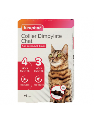 Collier beaphar dimpylate pour chat