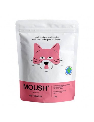 Sachet de friandise Moush Tomojo pelage et peau pour Chat