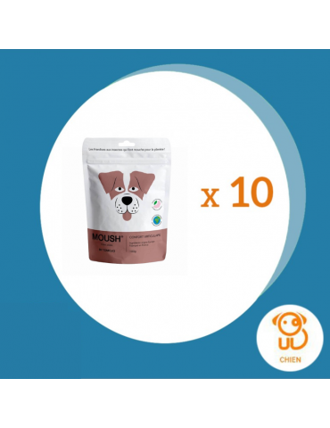 Lot de 10 sachets de Friandises Moush Tomojo Articulation Chien