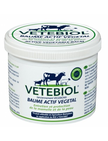 Pot de 400 g de Vetebiol Baume Actif Vegetal