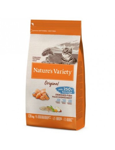 Sac de croquette Nature's Variety Original Chat Adulte Saumon