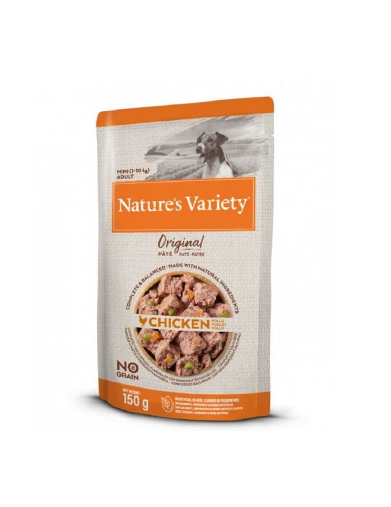 Sachet Nature's Variety Pâtée Original No Grain Petit Chien Poulet