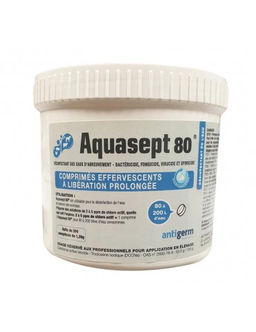 Pot de Aquasept 80 de 300 comprimés