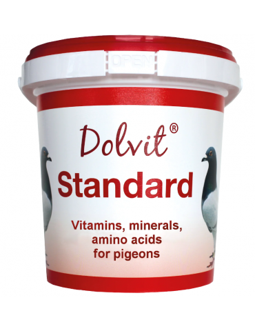 Seau de Dolvit standard pour pigeon