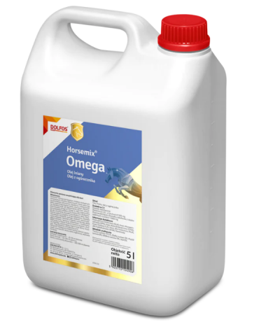 Bidon Horsemix Omega de 5L pour chevaux