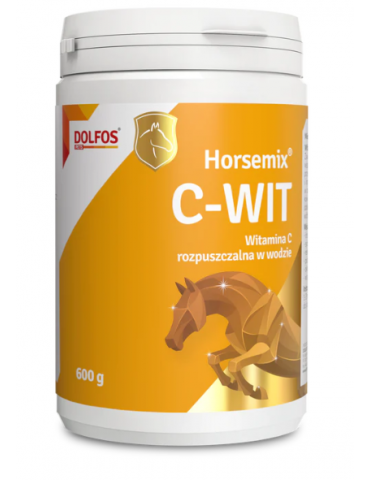 pot en plastique de 500 g de Horsemix C-WIT vitamines pour chevaux