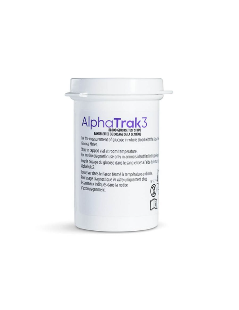 Boîte de bandelettes de dosage AlphaTrak 3