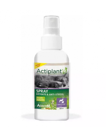 Spray Détente & Anti-Stress de 100 ml pour chien et chat