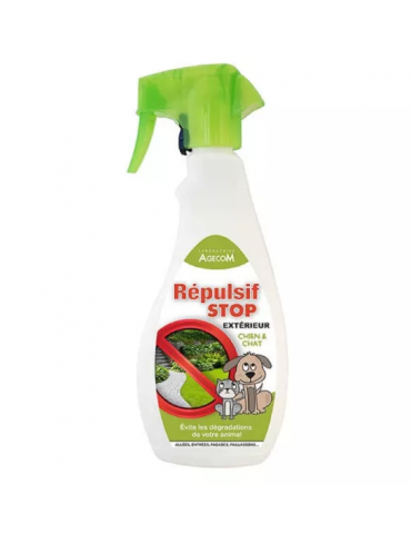 Spray Répulsif Stop Extérieur  pour chien et chat de 500 ml
