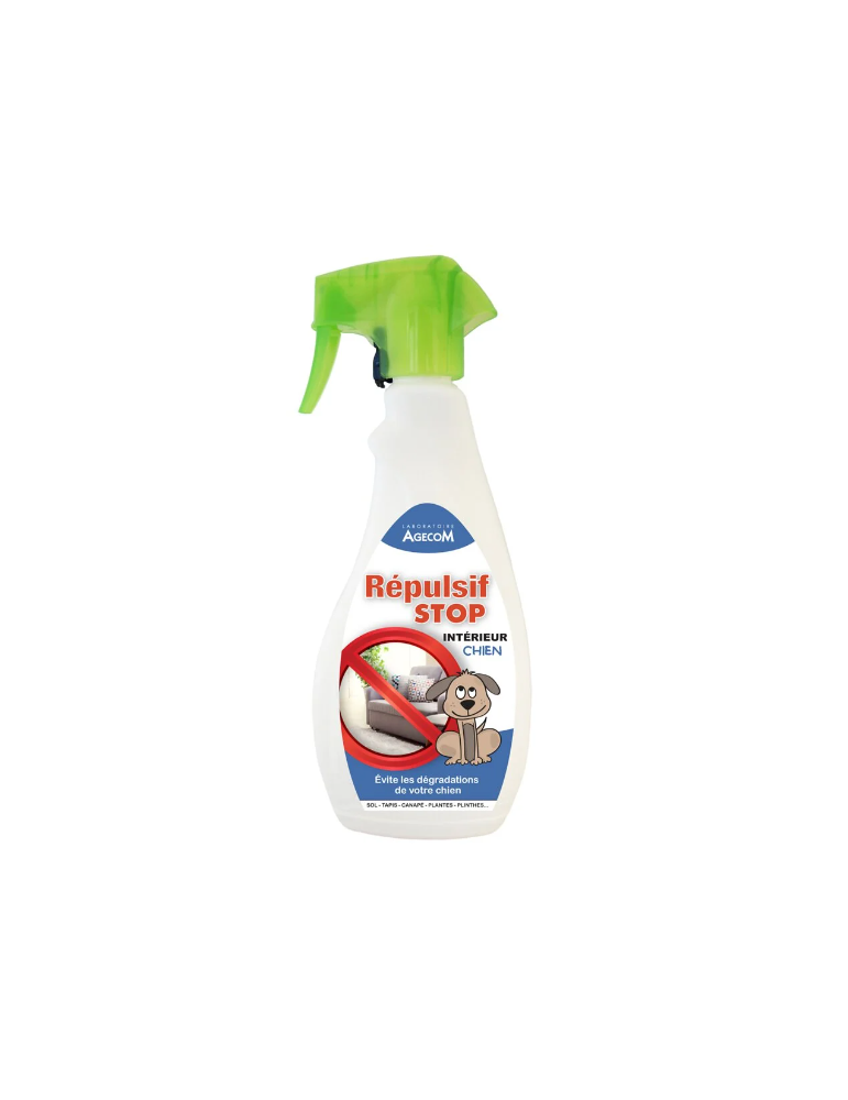 Spray de 500 ml Répulsif Stop Intérieur Chien