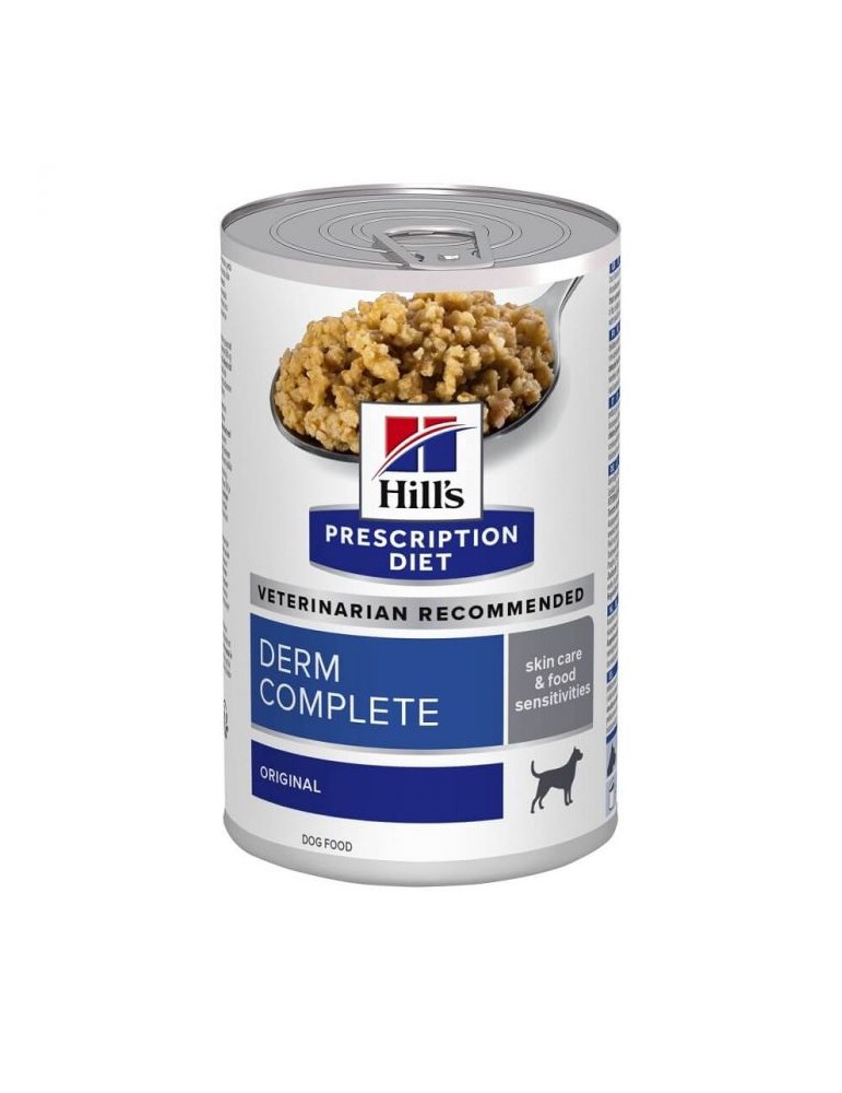 Boîte de 370 g Hill's Prescription Diet Derm Complete pour Chien